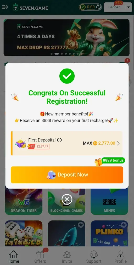 Seven login