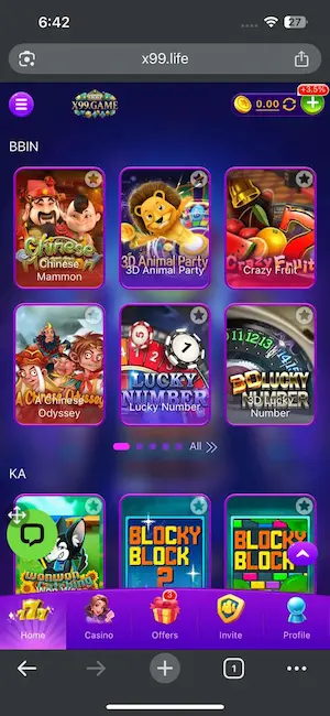 X99 login