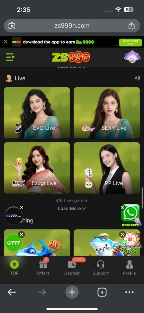 zs999 game logo