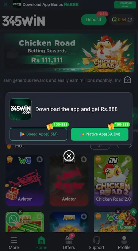 345Win Download