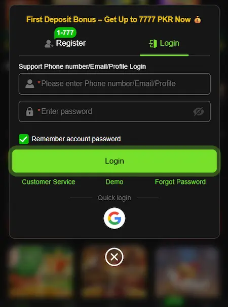 5R Game Login