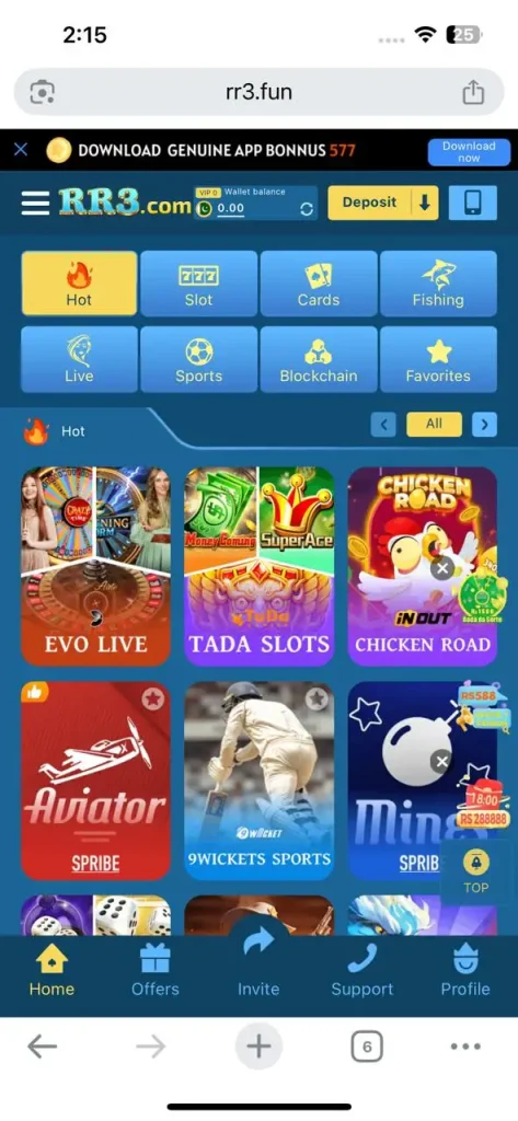 RR3 Game