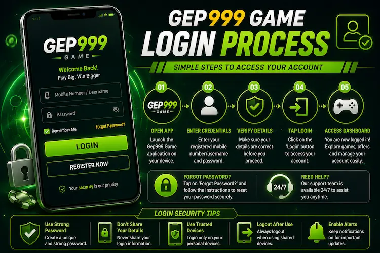 Gep999 login