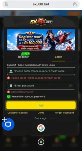sk888 login