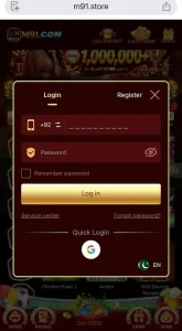m91 login